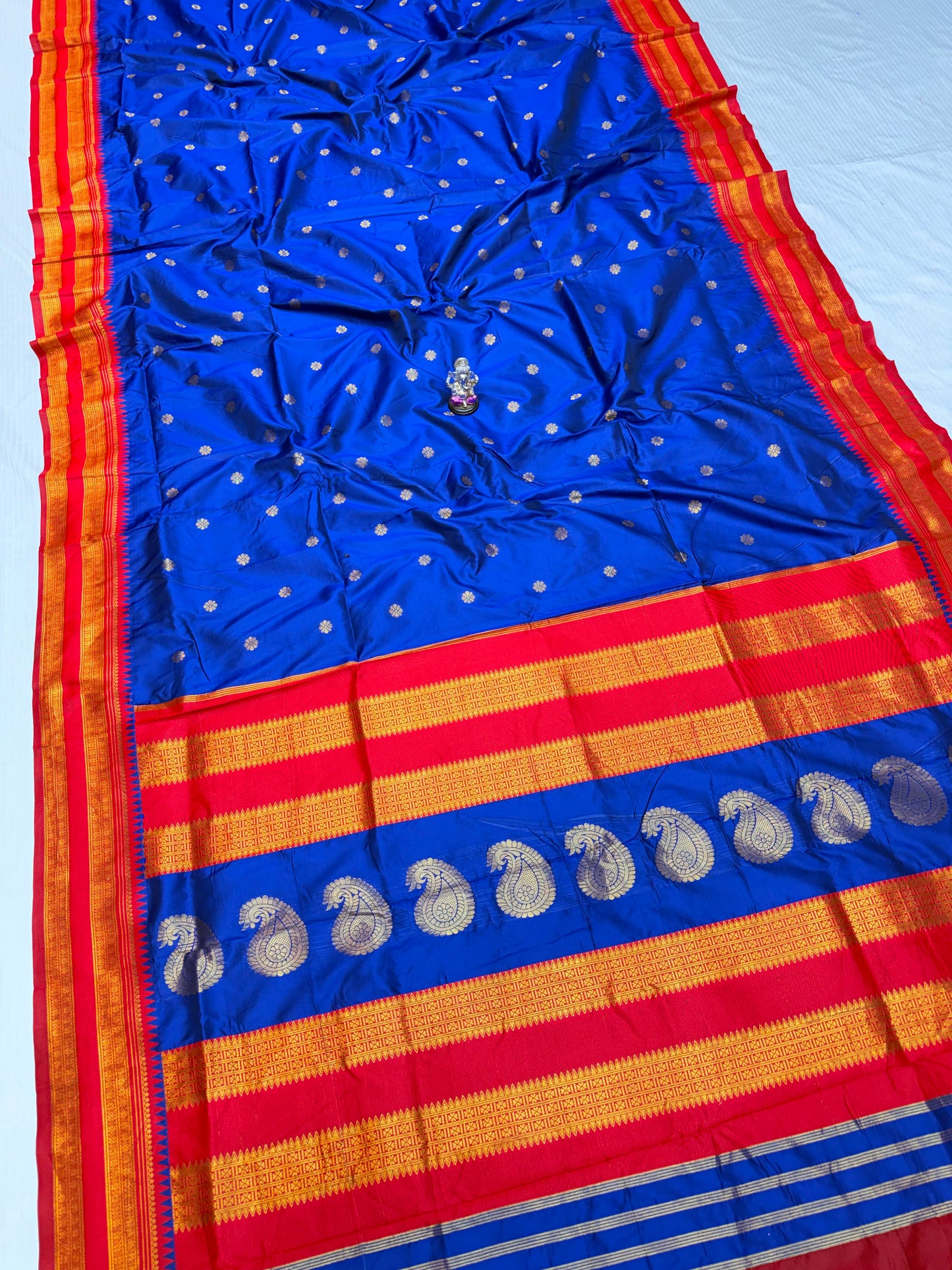 Semi-Silk Narayan Peth Paithani Saree