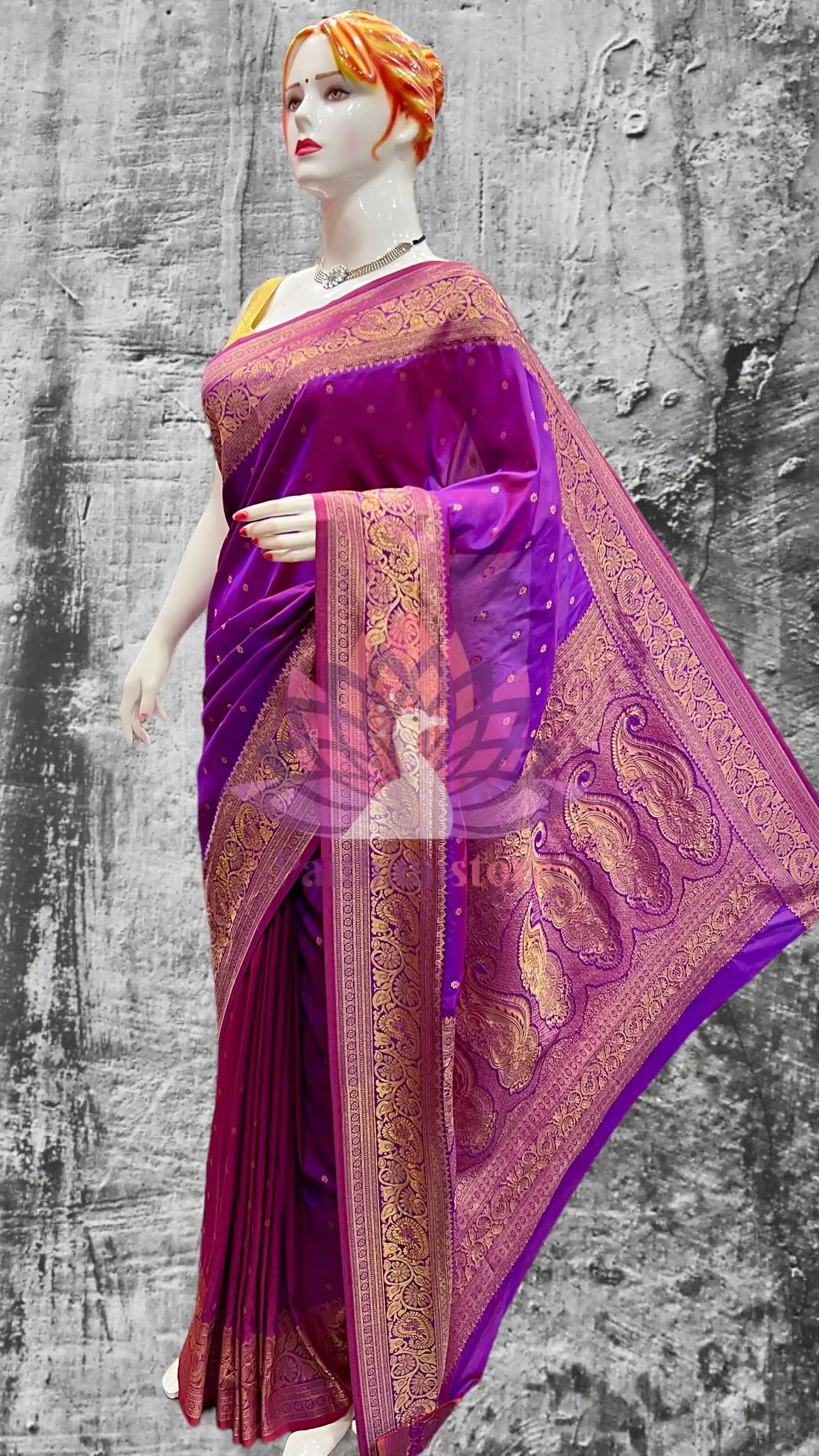 Semi-Silk Kanjivaram Paithani Saree