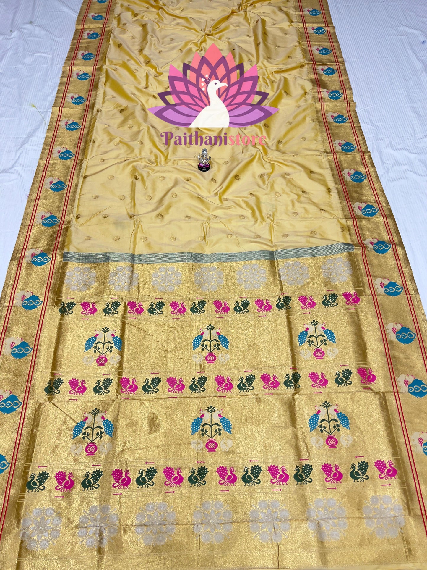 Peacock Border Paithani Saree