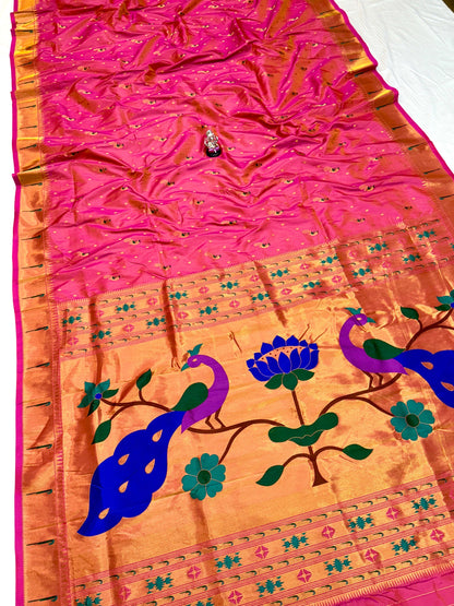 Designer Muniya Border Paithani Saree