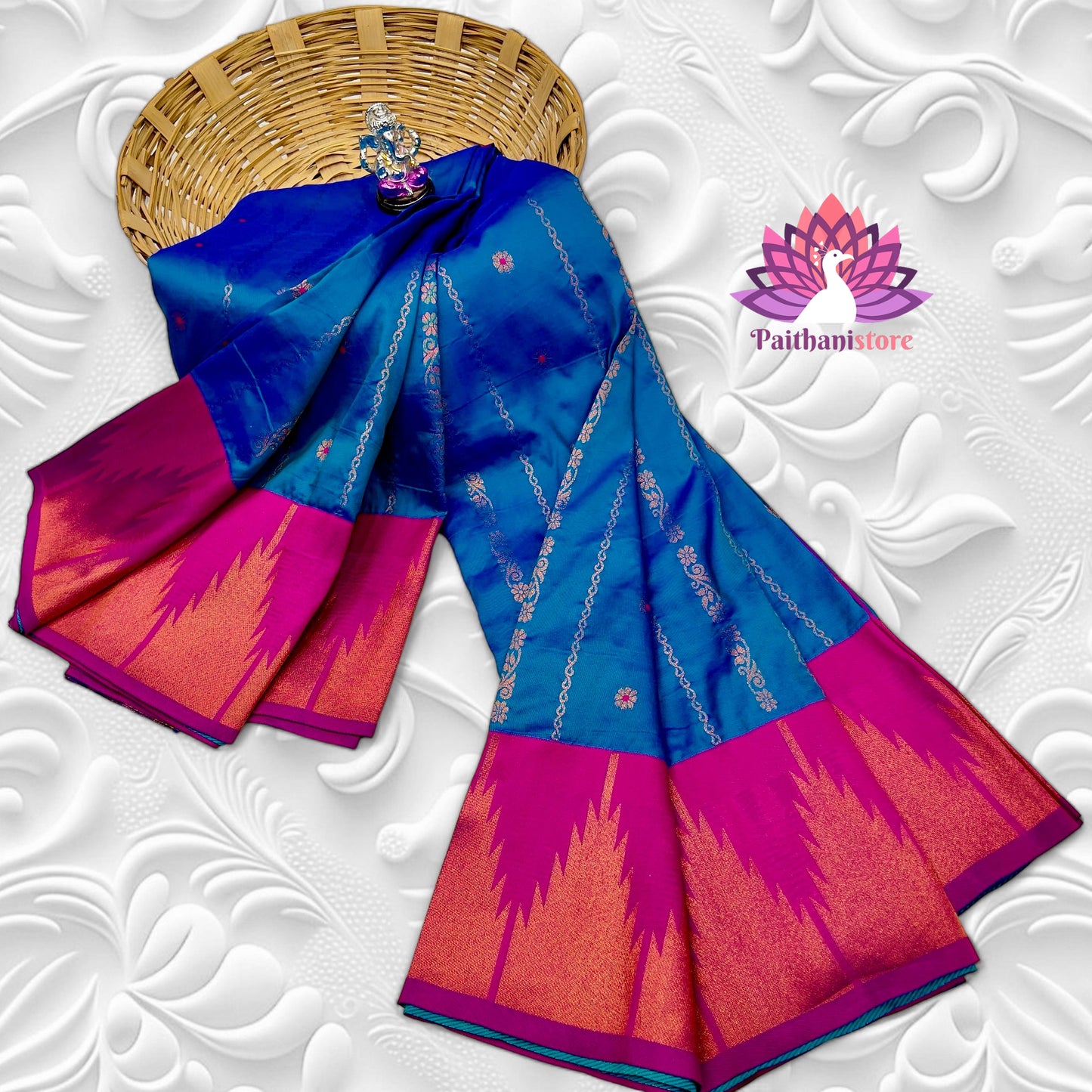 Temple Irkal Paithani Sarees