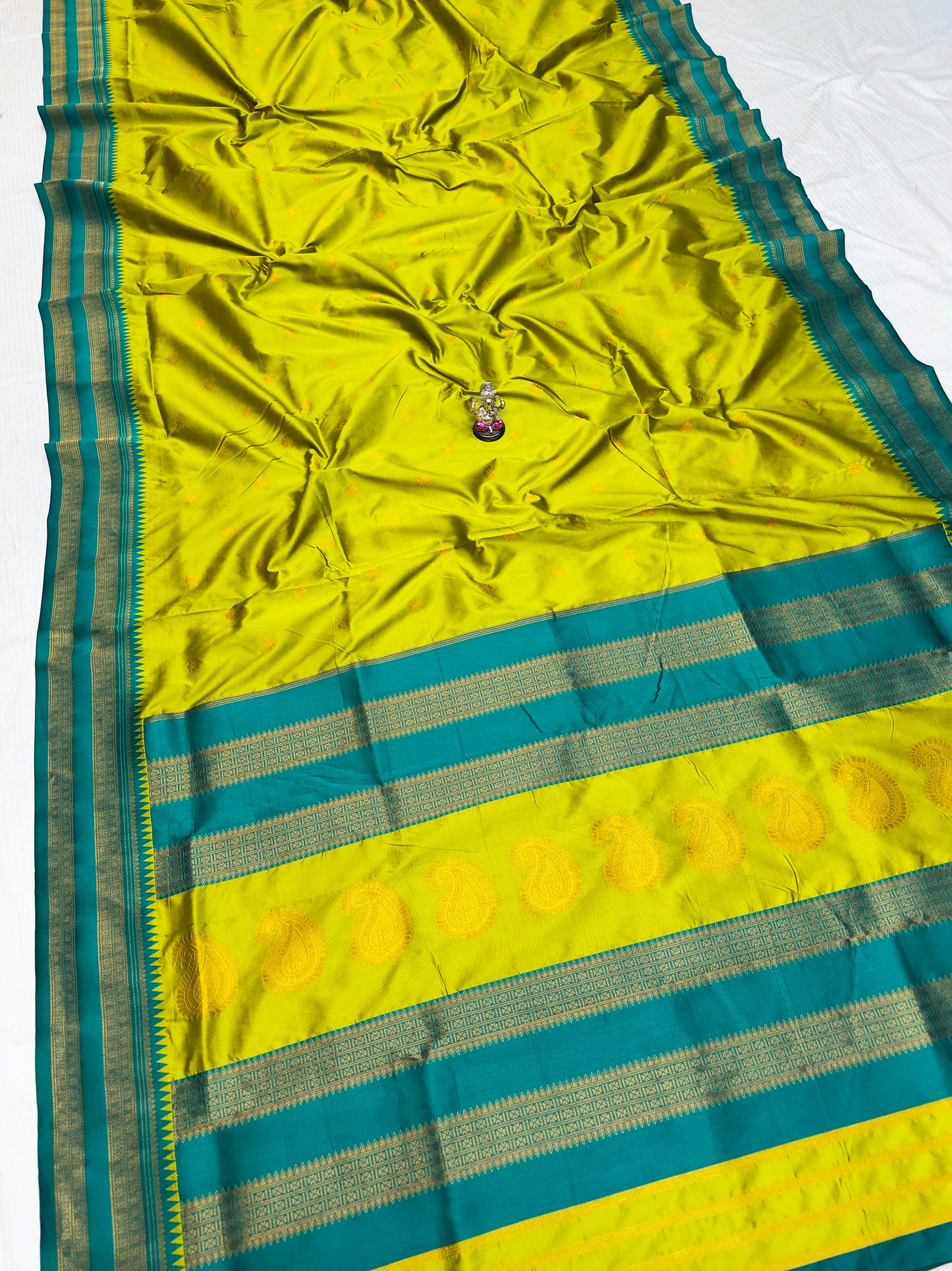 Semi-Silk Narayan Peth Paithani Saree