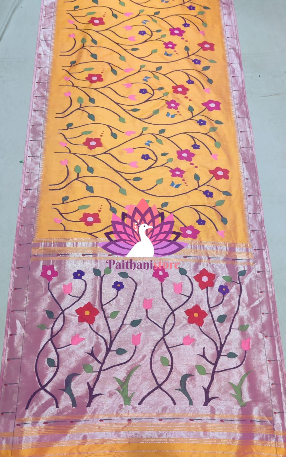 FLoral All Over Paithani Saree