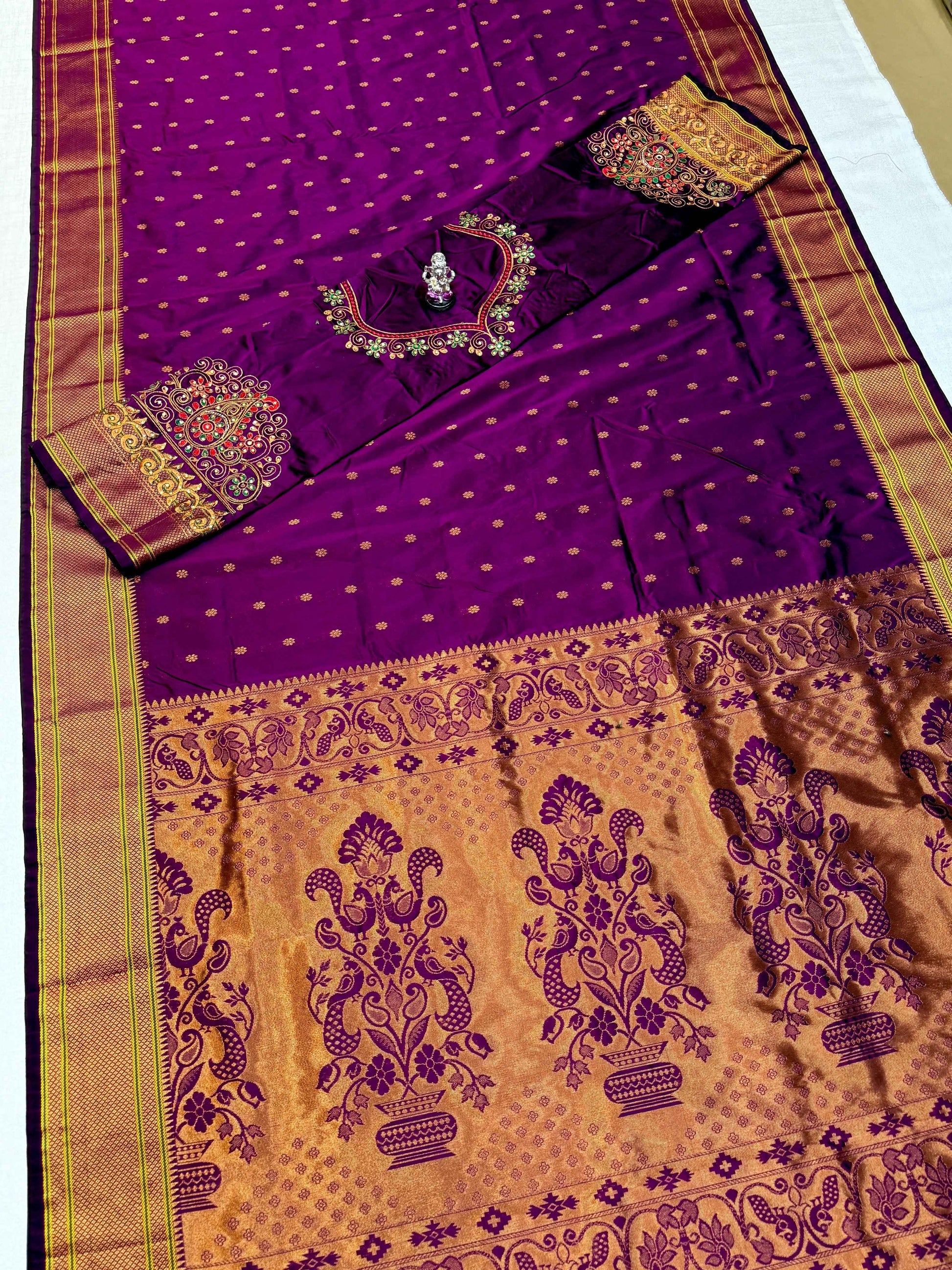 Designer Kalanjali Paithani Saree