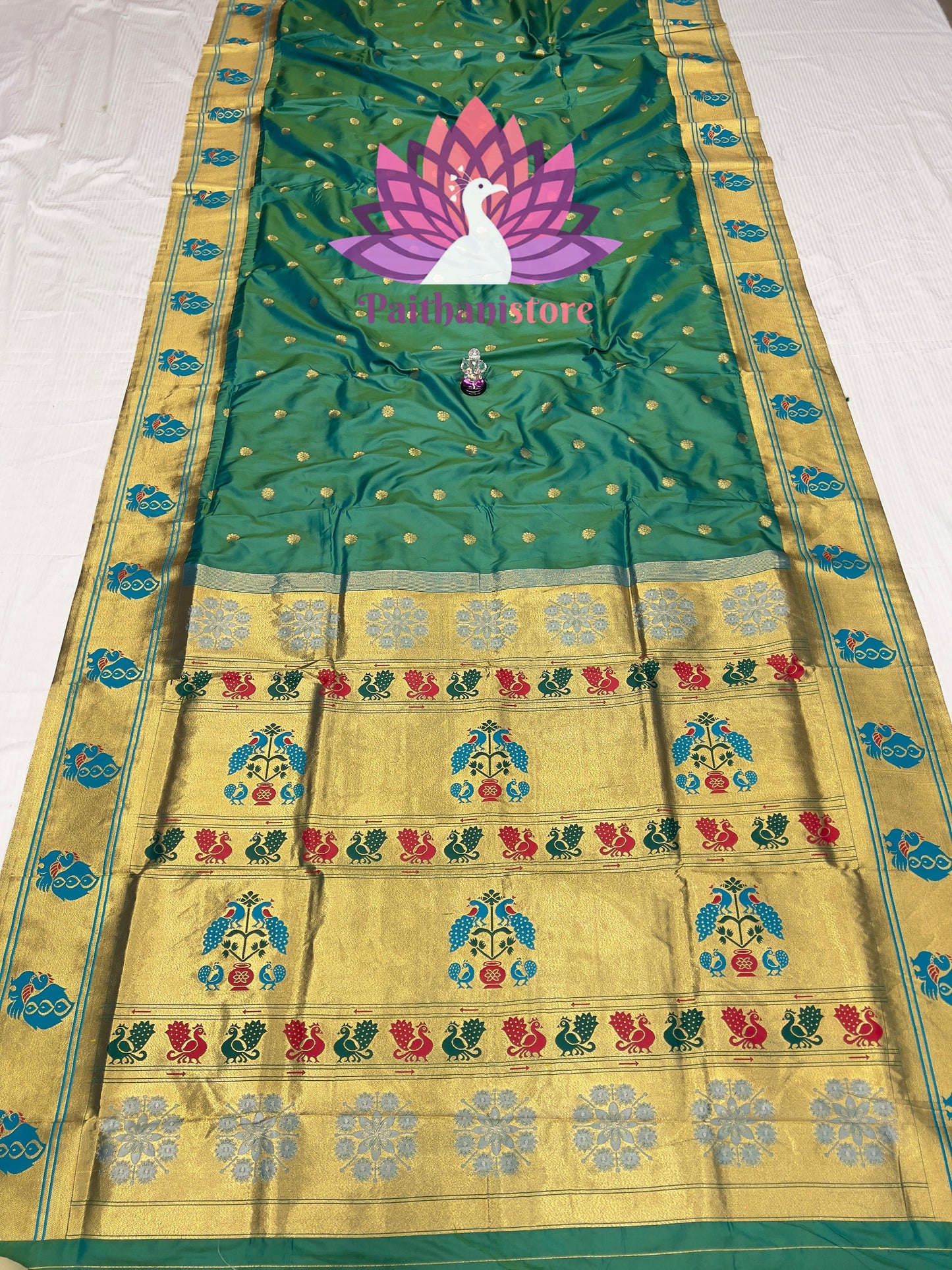 Peacock Border Paithani Saree