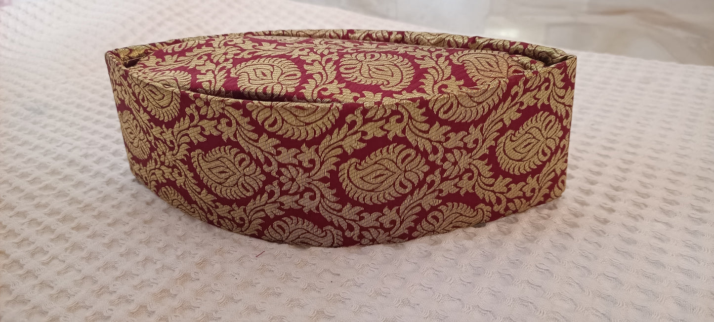Paithani Topi 4 — Side Angle