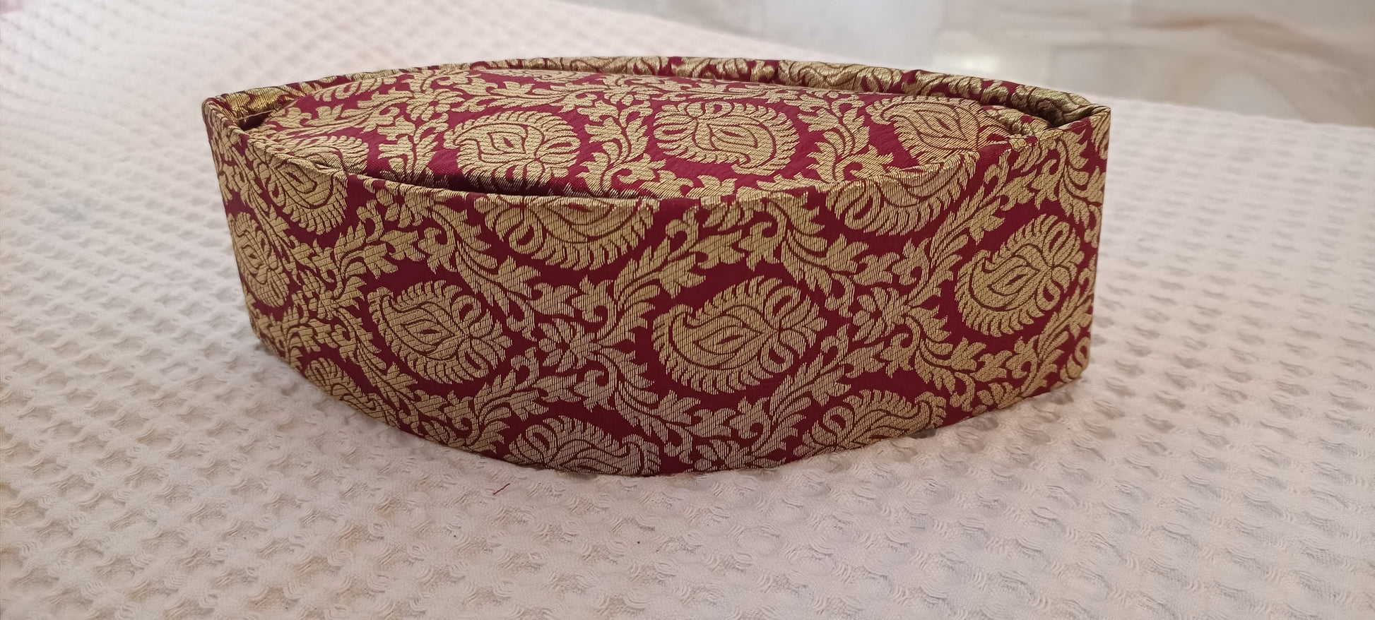Paithani Topi 4 — Side Angle