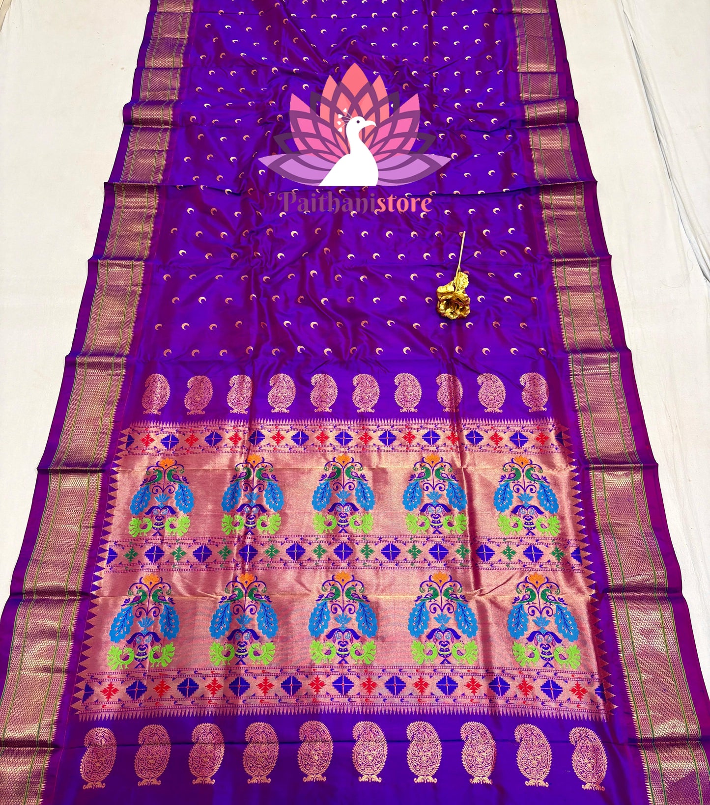 Pure Silk Chandrakor Paithani