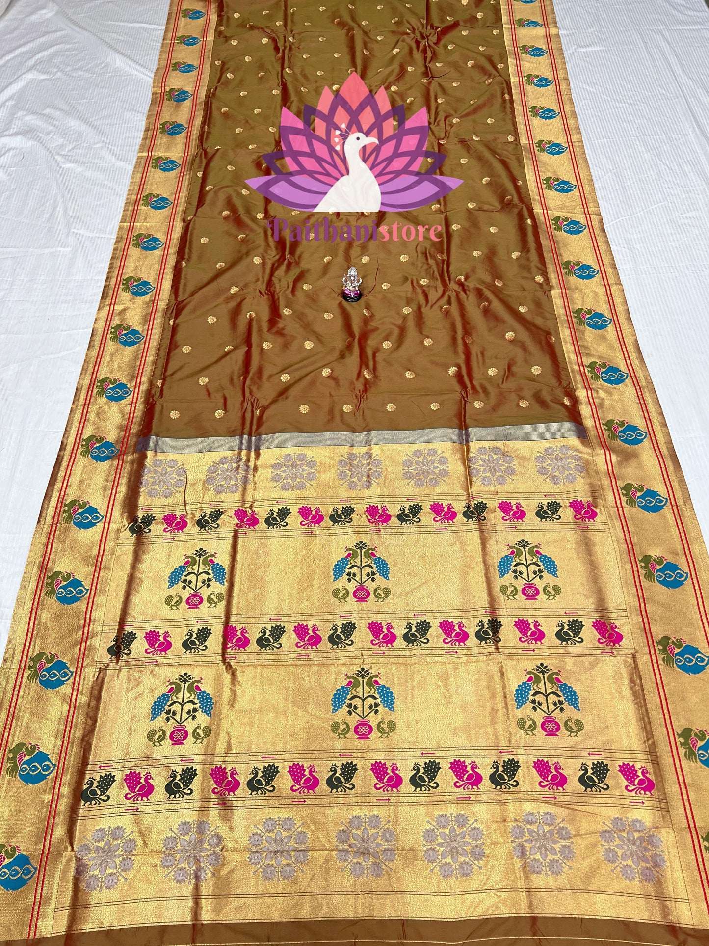 Peacock Border Paithani Saree