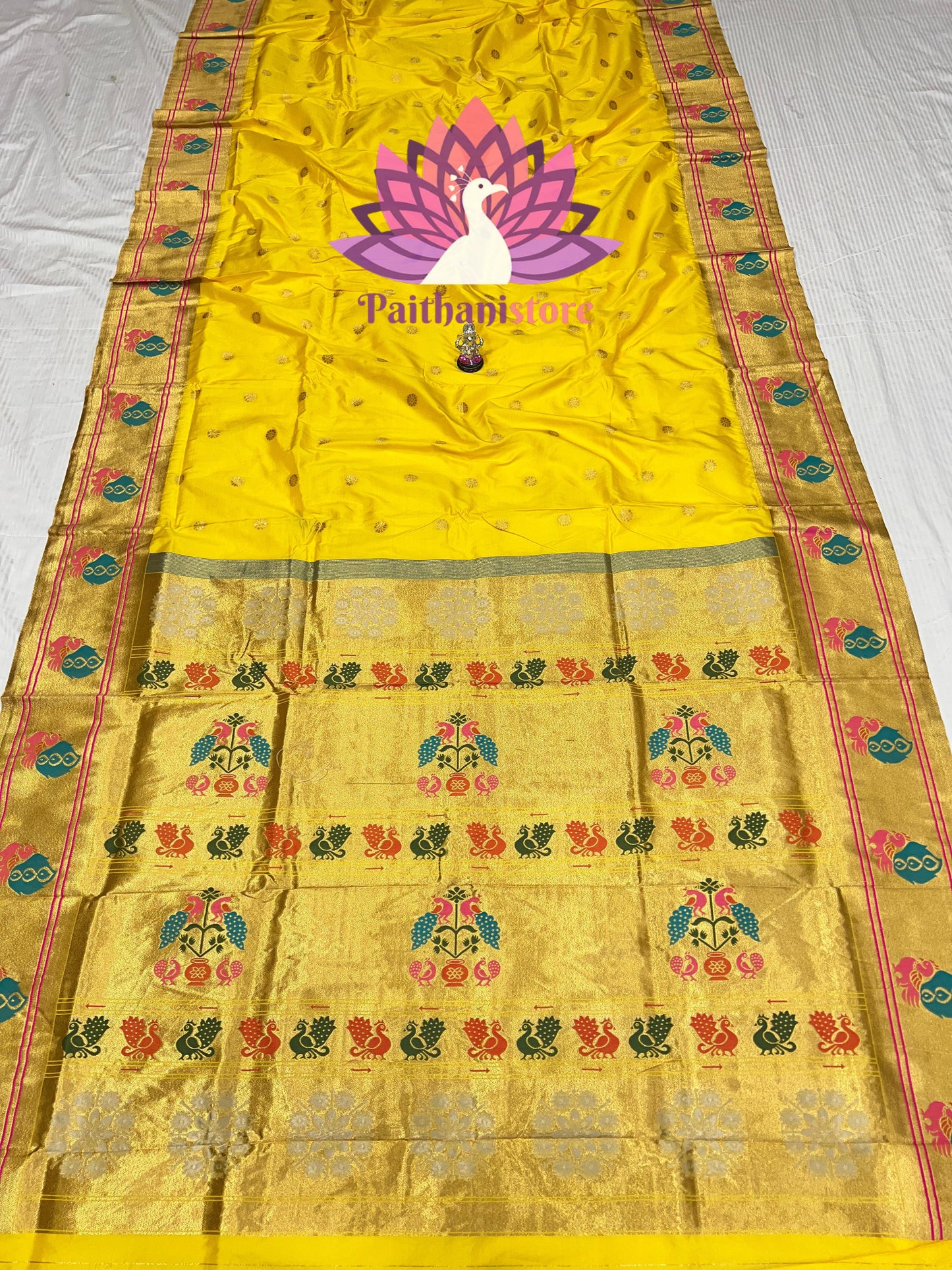 Peacock Border Paithani Saree