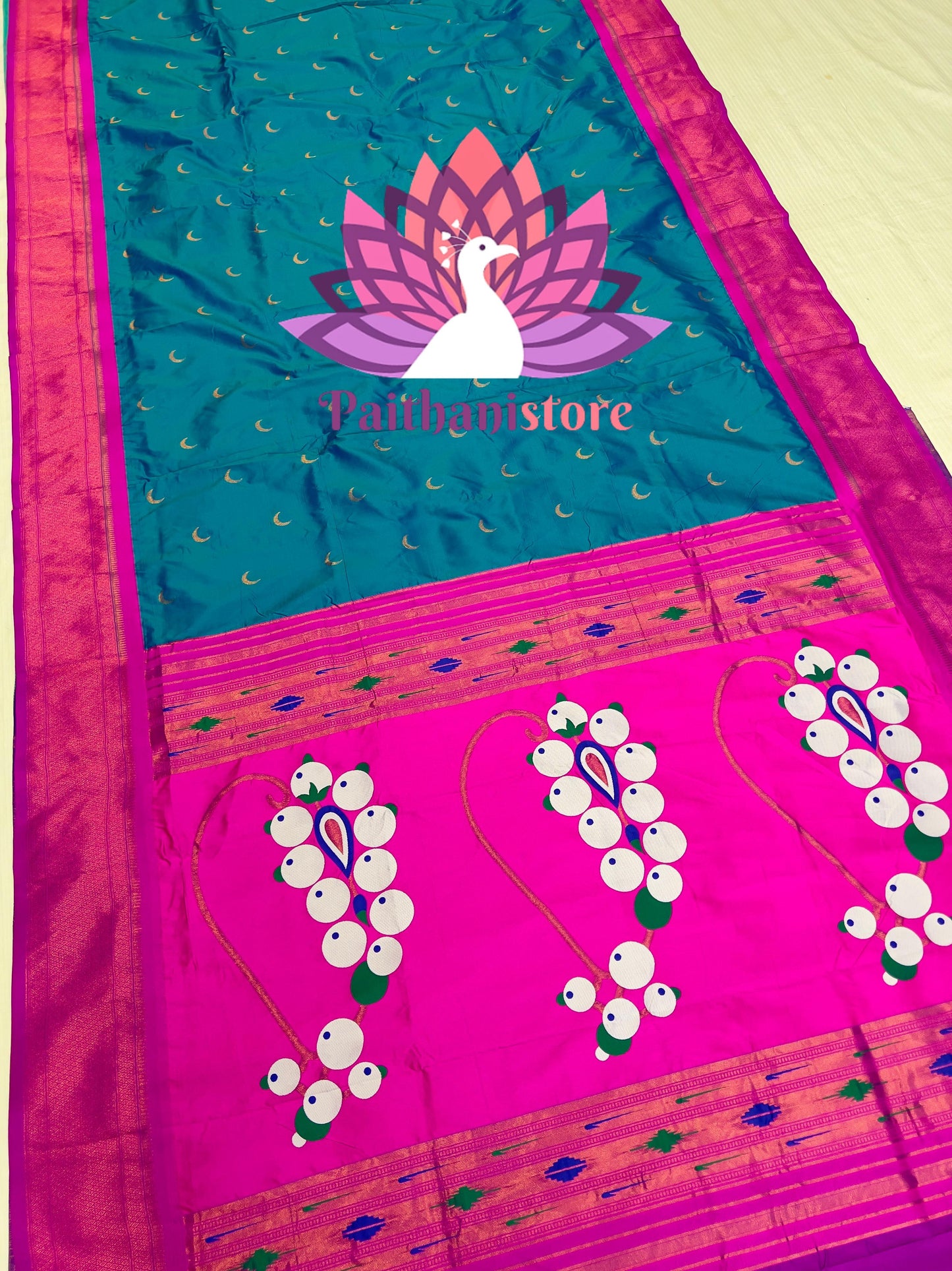 9 Yard Chandrakor Paithani Saree