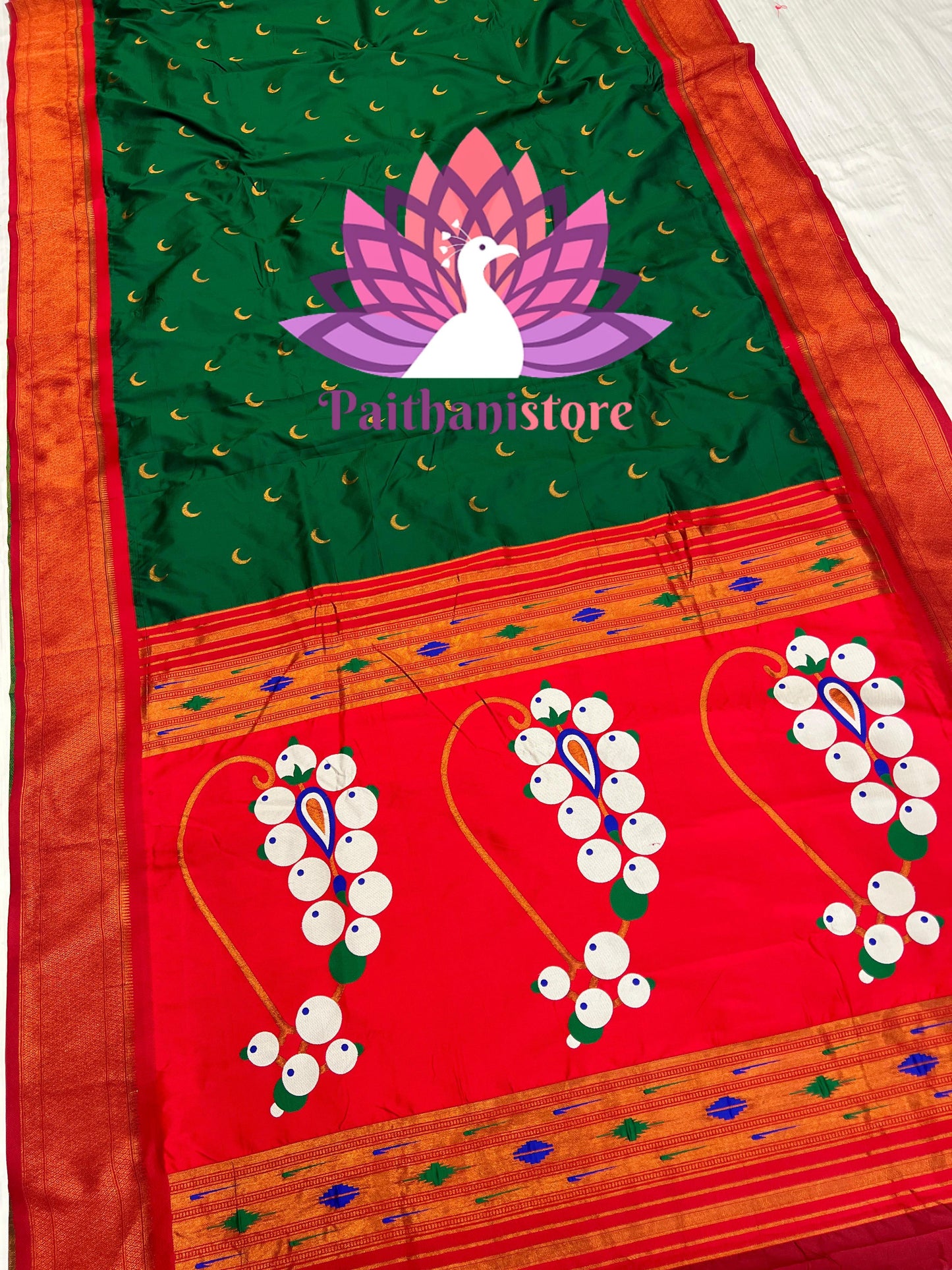 9 Yard Chandrakor Paithani Saree