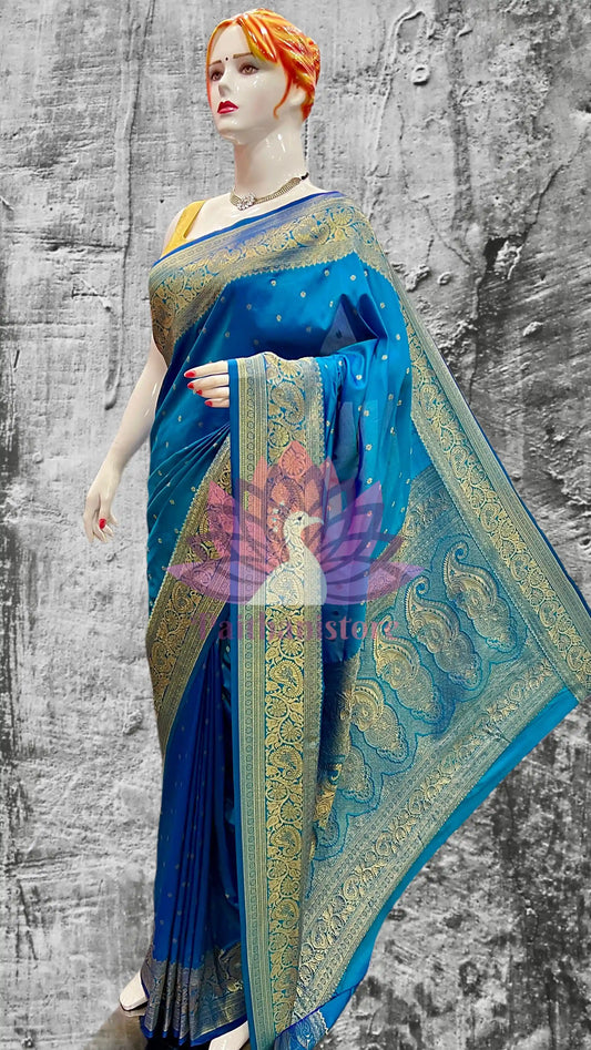 Semi-Silk Kanjivaram Paithani Saree