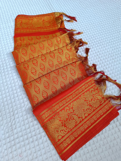 Orange Shela For Dulhan