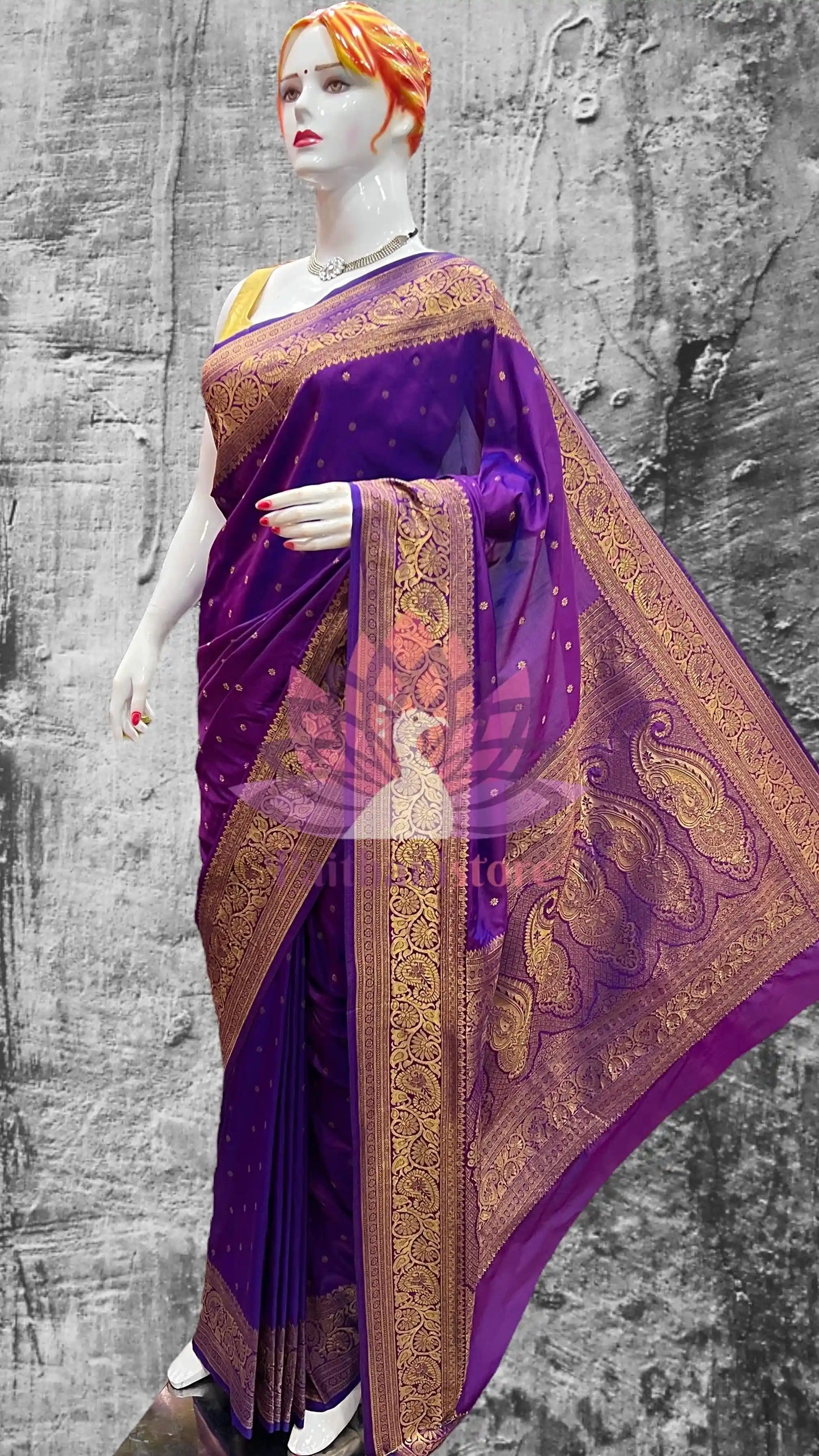 Semi-Silk Kanjivaram Paithani Saree