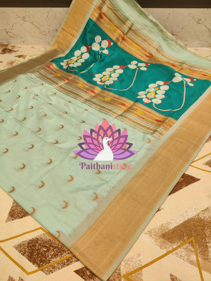 Beautiful Nath Pallu Chandrakor Saree