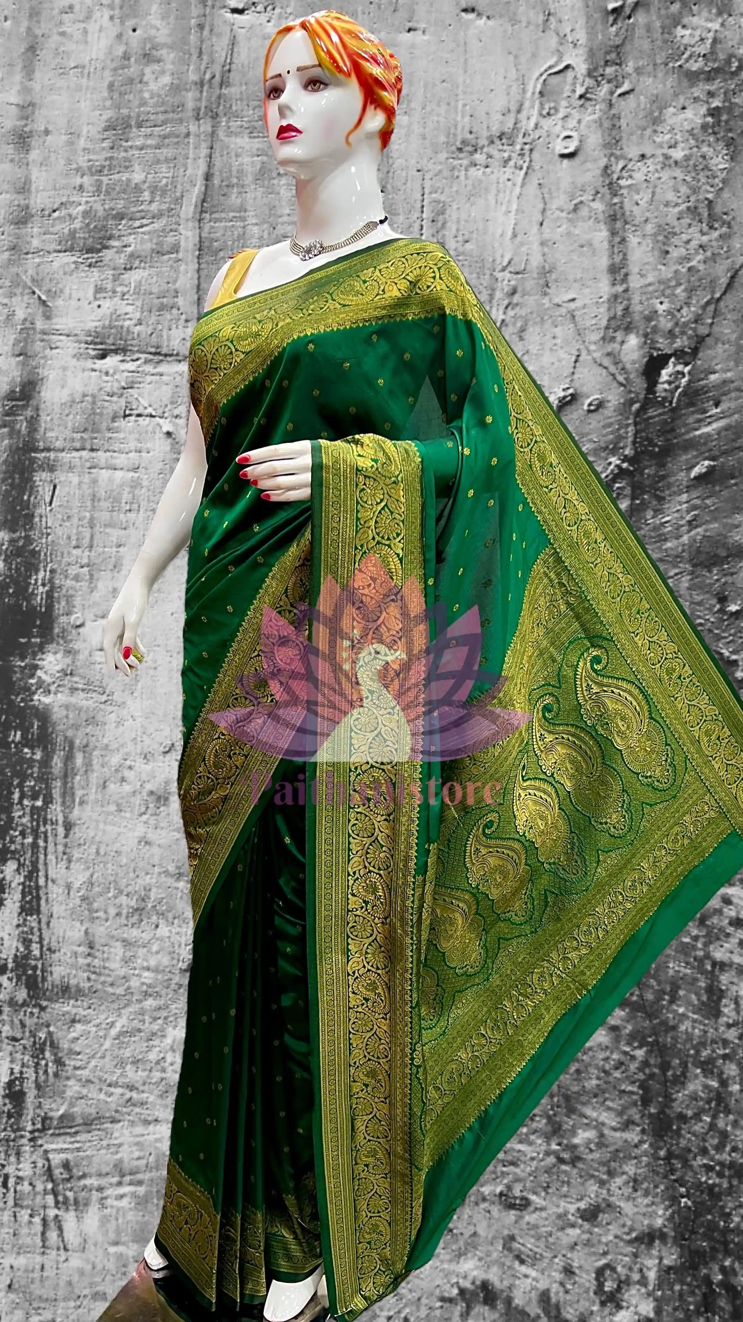 Semi-Silk Kanjivaram Paithani Saree