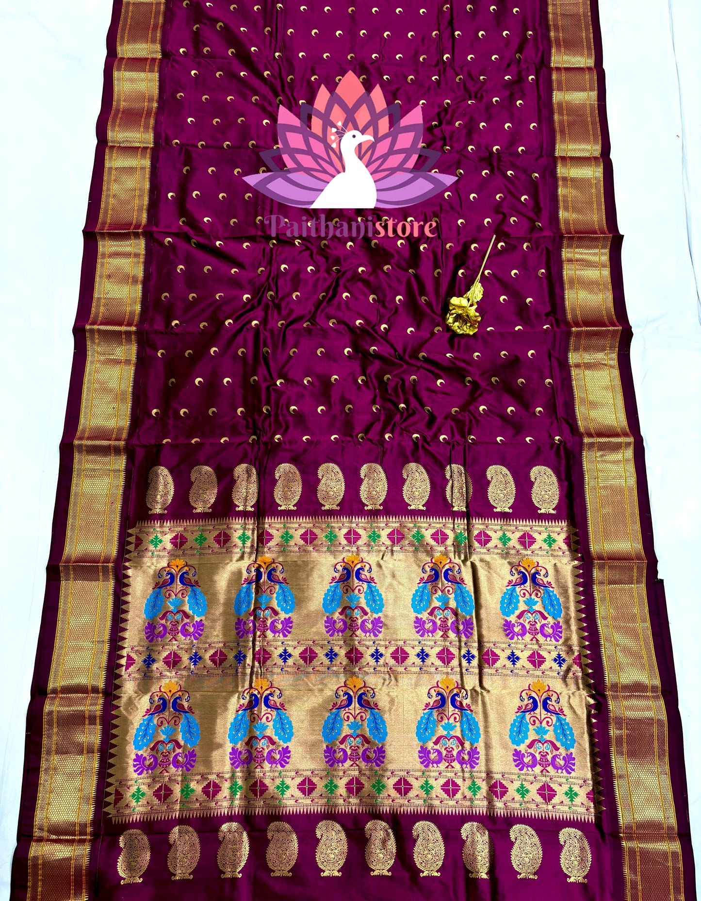 Pure Silk Chandrakor Paithani