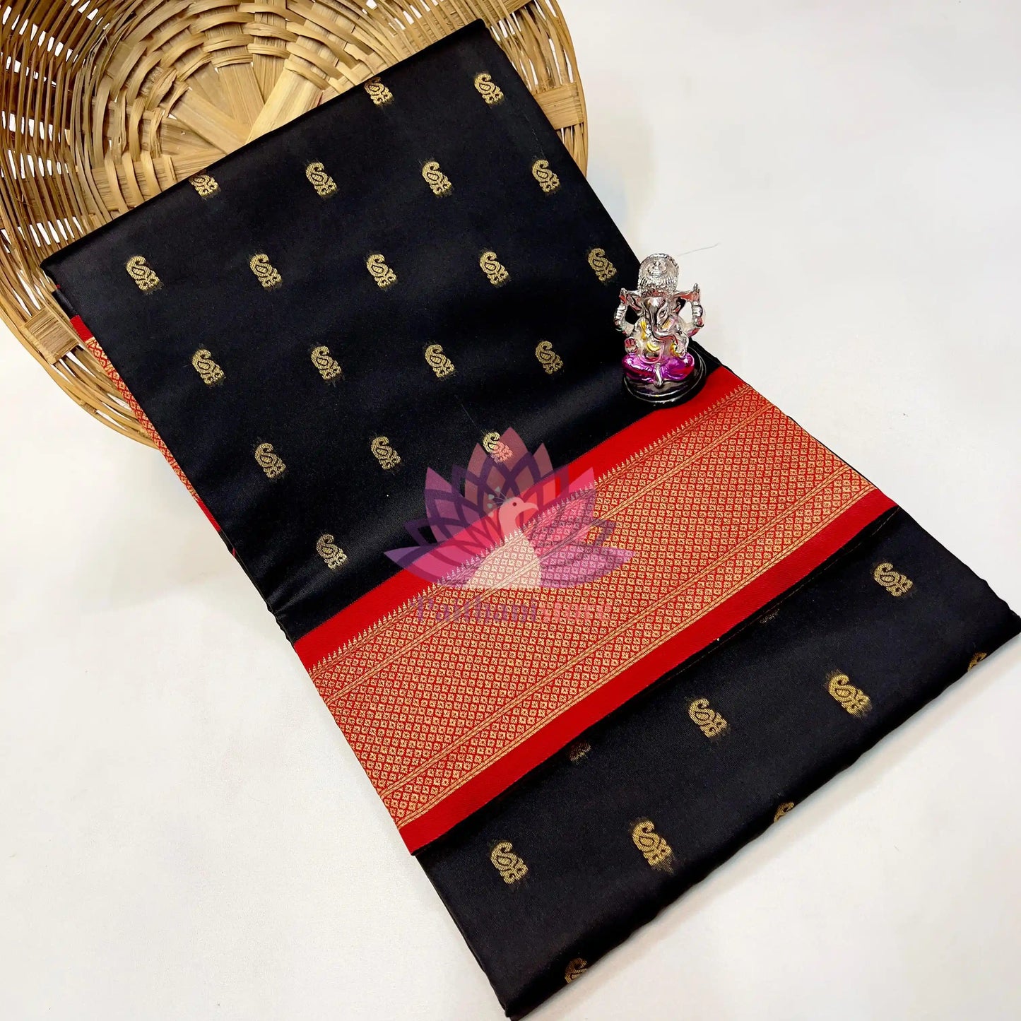 Semi Silk Designer Kadiyal Paithani Saree