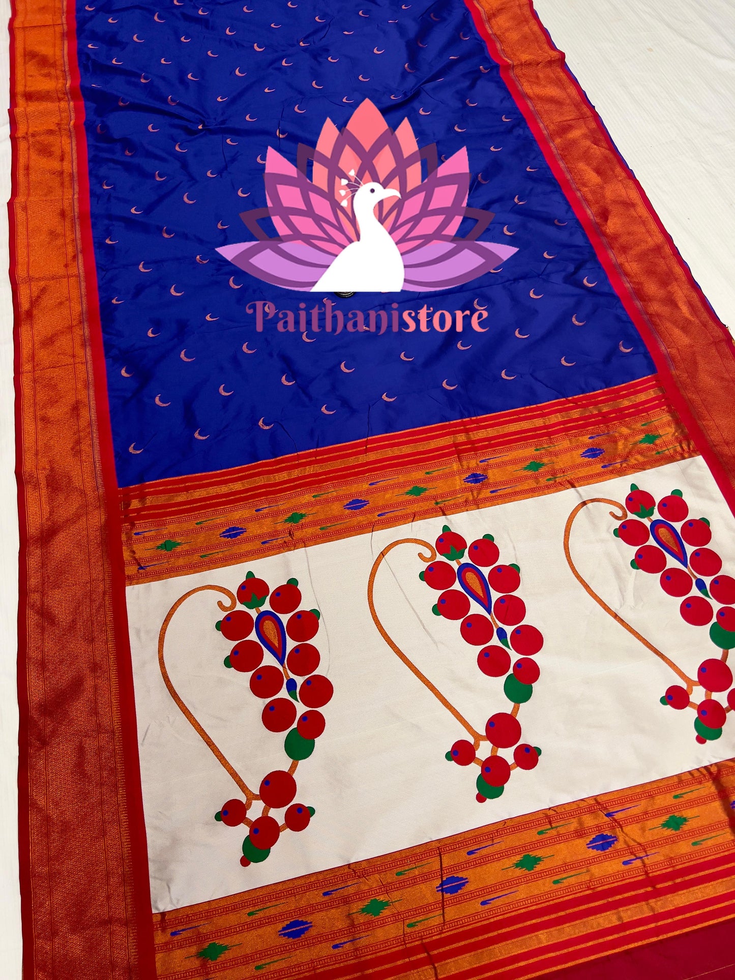 9 Yard Chandrakor Paithani Saree