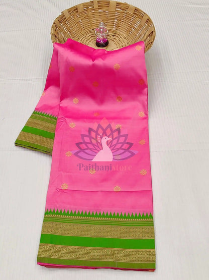 Semi-Silk Narayan Peth Paithani Saree