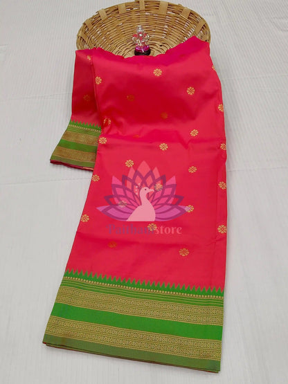 Semi-Silk Narayan Peth Paithani Saree