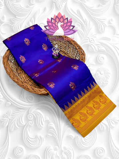 Beautiful peacock pallu Paithani saree