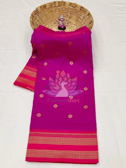 Semi-Silk Narayan Peth Paithani Saree