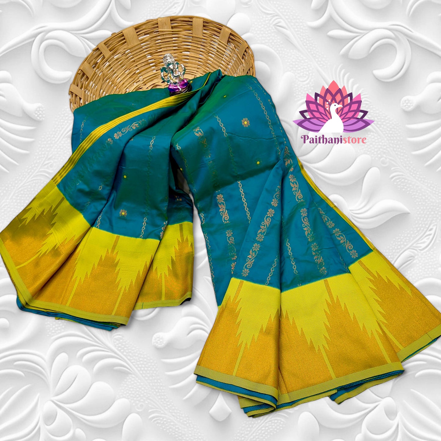 Temple Irkal Paithani Sarees