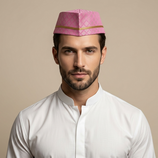 Designer Topi For Men (Style 1) — Front View