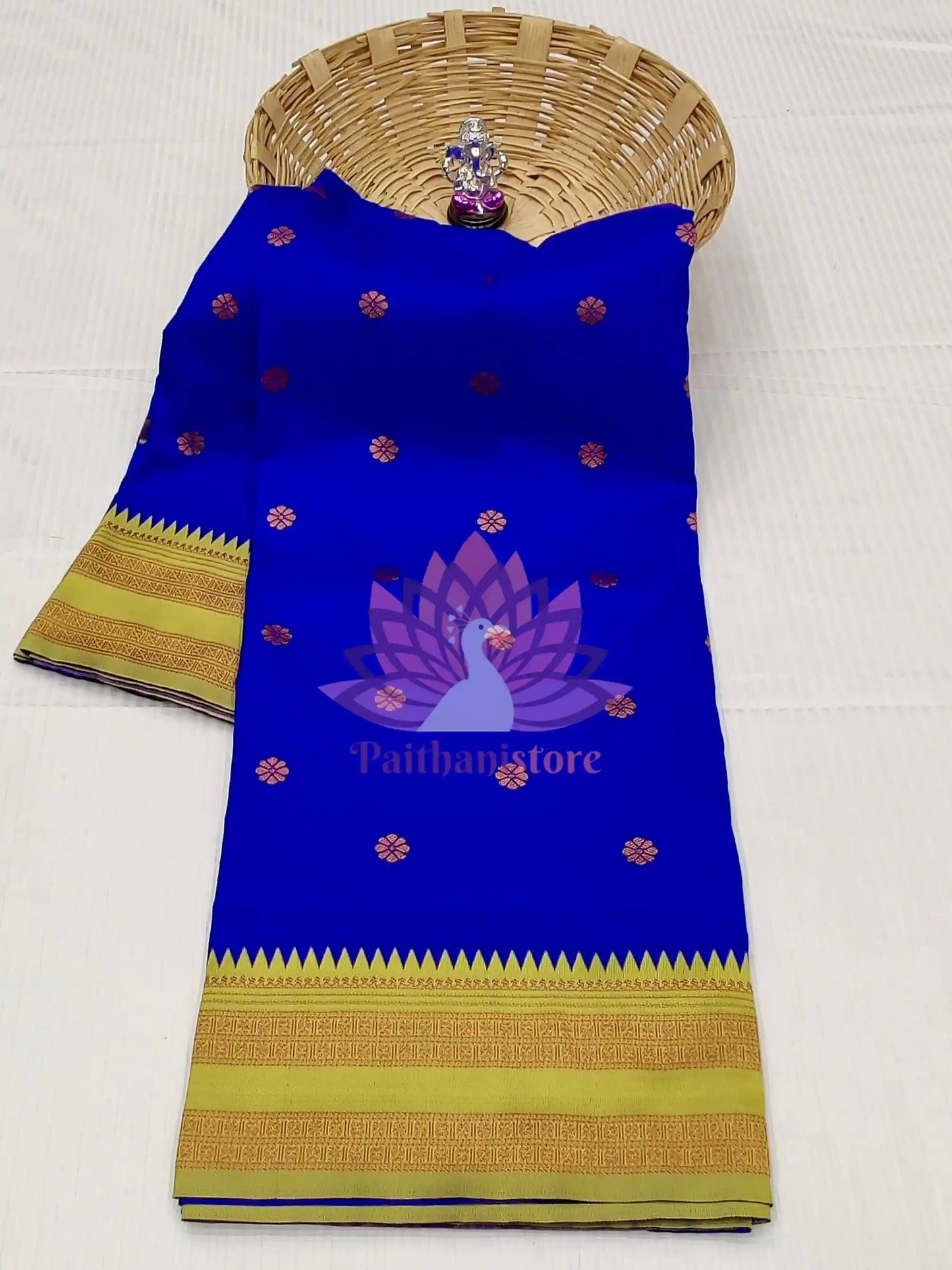 Semi-Silk Narayan Peth Paithani Saree