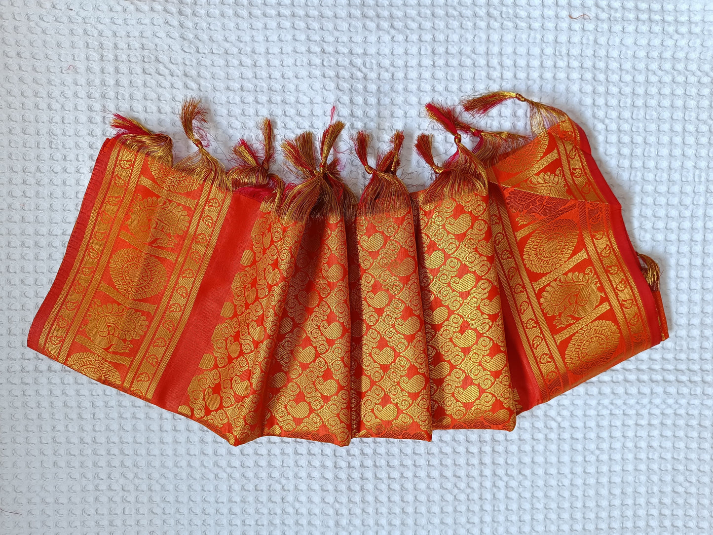 Orange Shela For bride