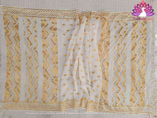 Light Weight White Dupatta