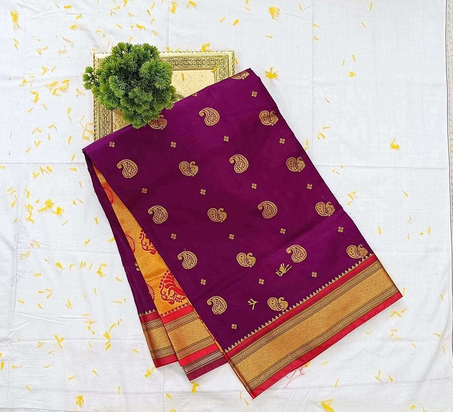 Buy Semi Silk Paithani Saree