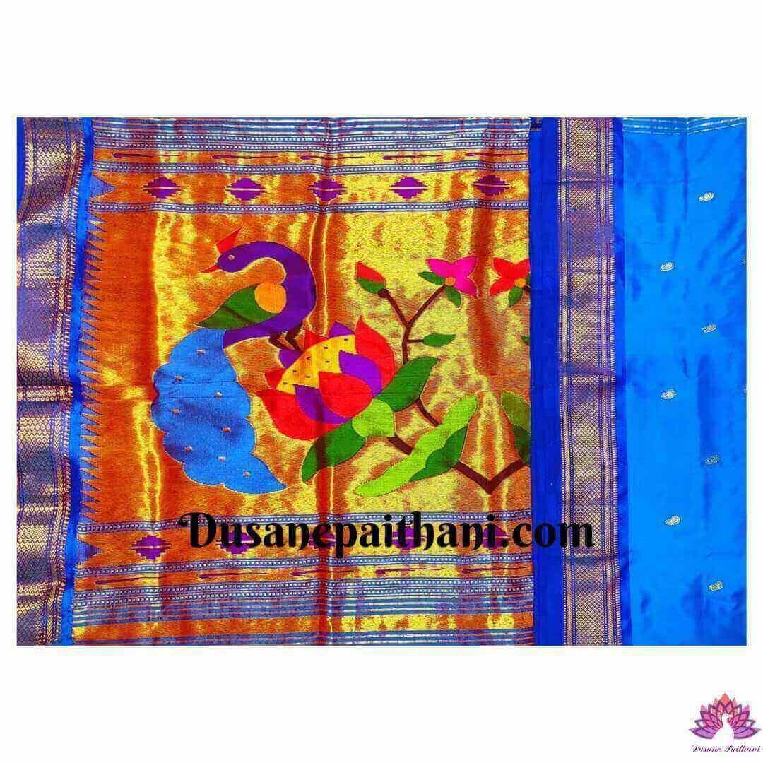 Chintamani Pure Silk Handloom Paithani Saree