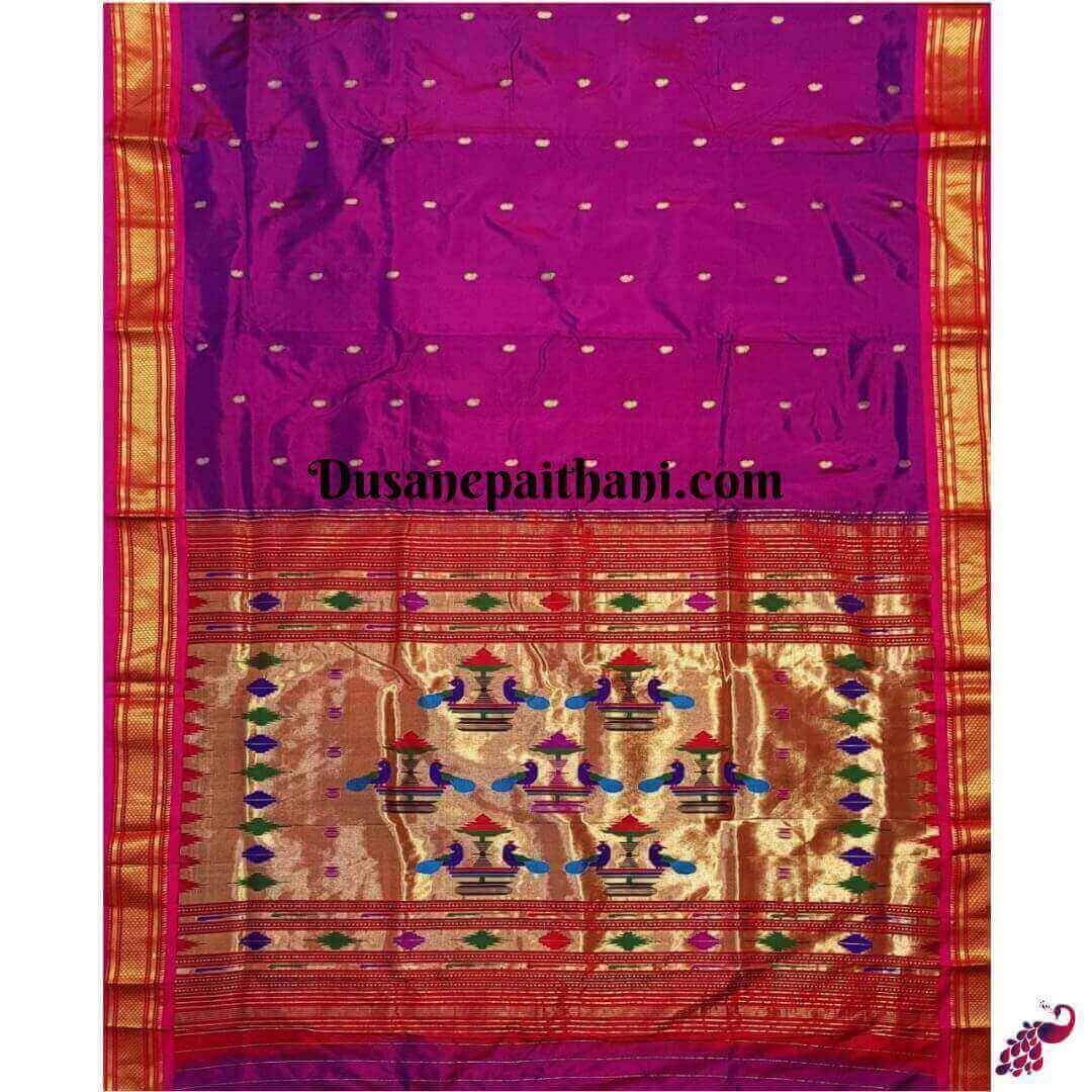 Designer Yeola Paithani Online - Pure Silk Paithani - Just Rs. 13499! Shop now at Paithanistore