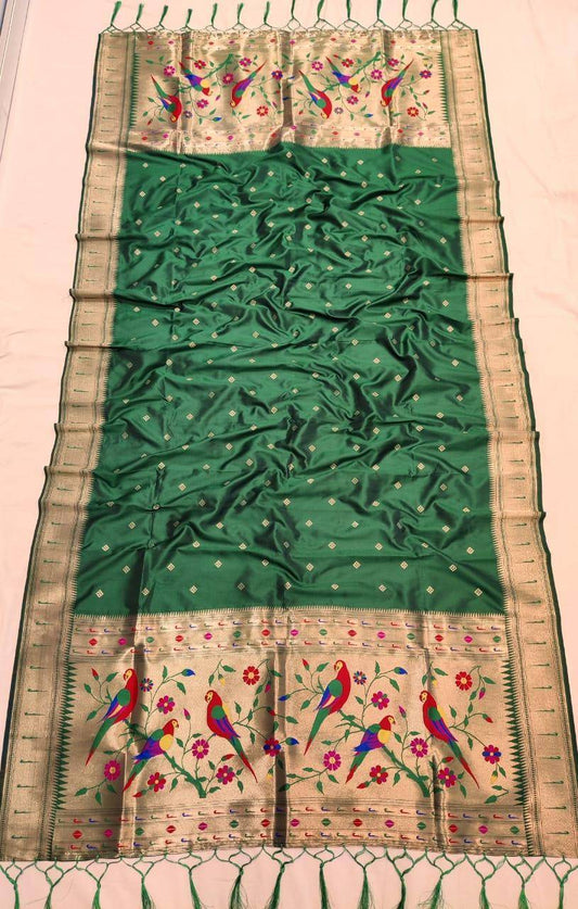 Green Designer Dupatta Online