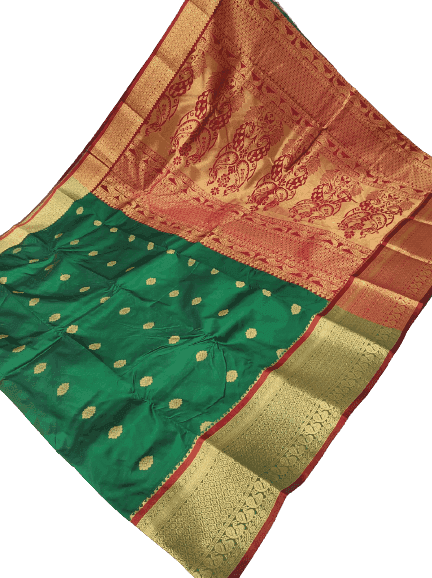 Green Mhalsa Paithani - Paithanistore