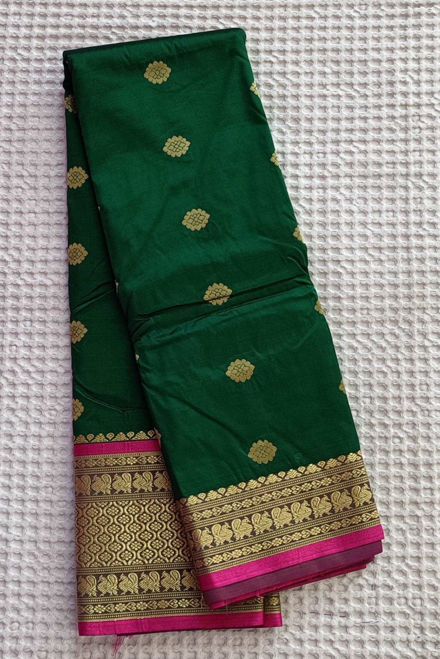 Green Mhalsa Paithani Saree