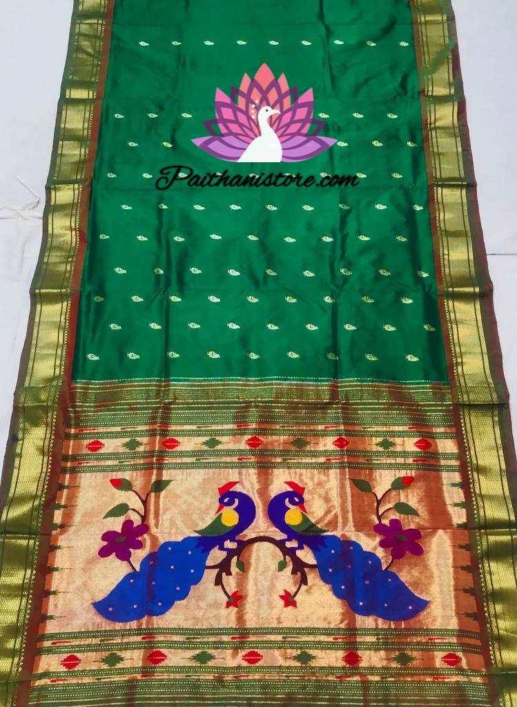 Handwoven Paithani Saree in Pure Silk