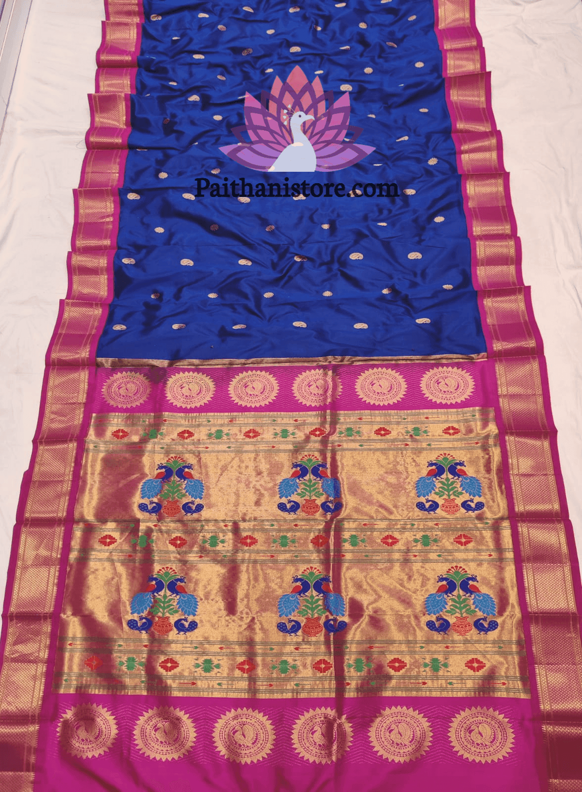 Kadiyal Maharani Paithani Saree