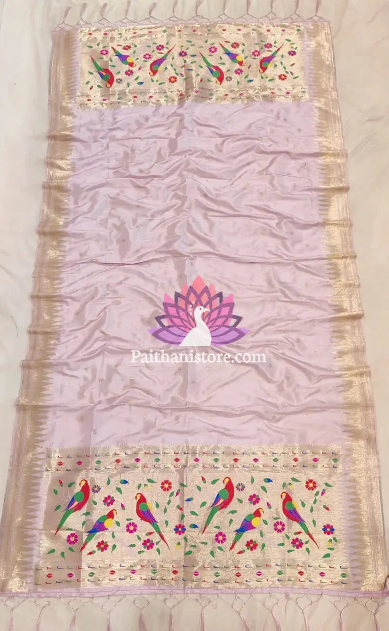 Light Voilet Designer Dupatta Online