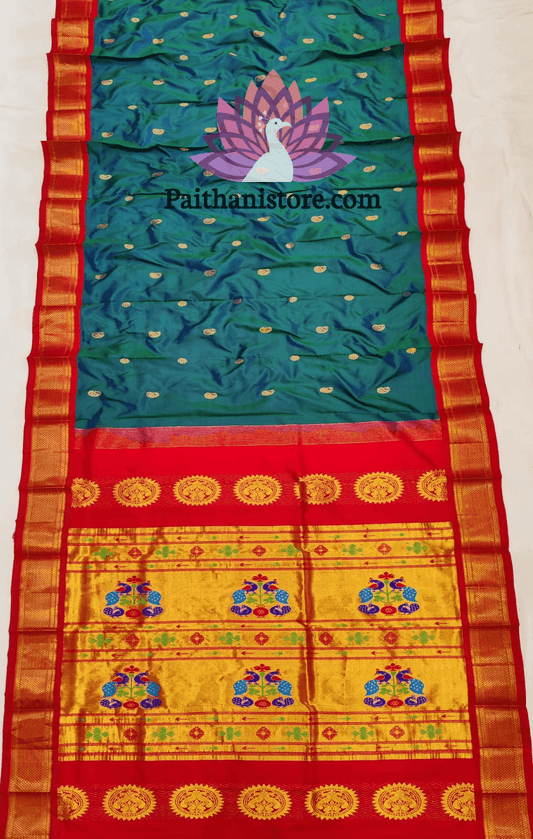 Maharani Paithani Saree with Blouse Piece