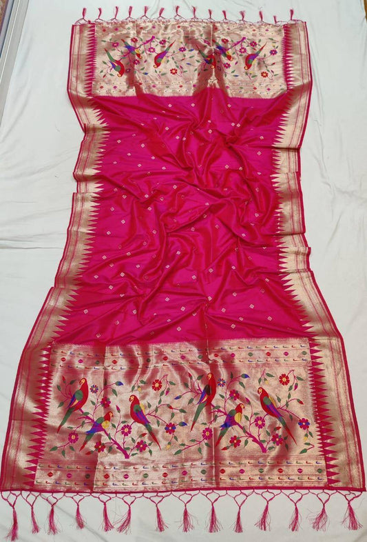 Pink Designer Dupatta Online