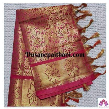 Pink Paithani Shela - Paithanistore