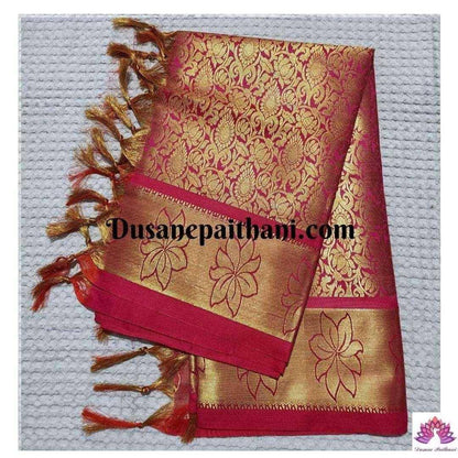 Pink Paithani Shela - Paithanistore