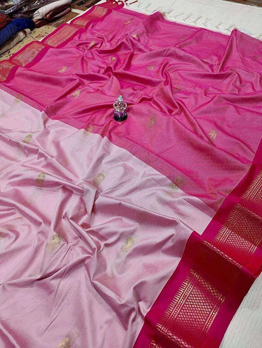 Pink Sico Silk Paithani