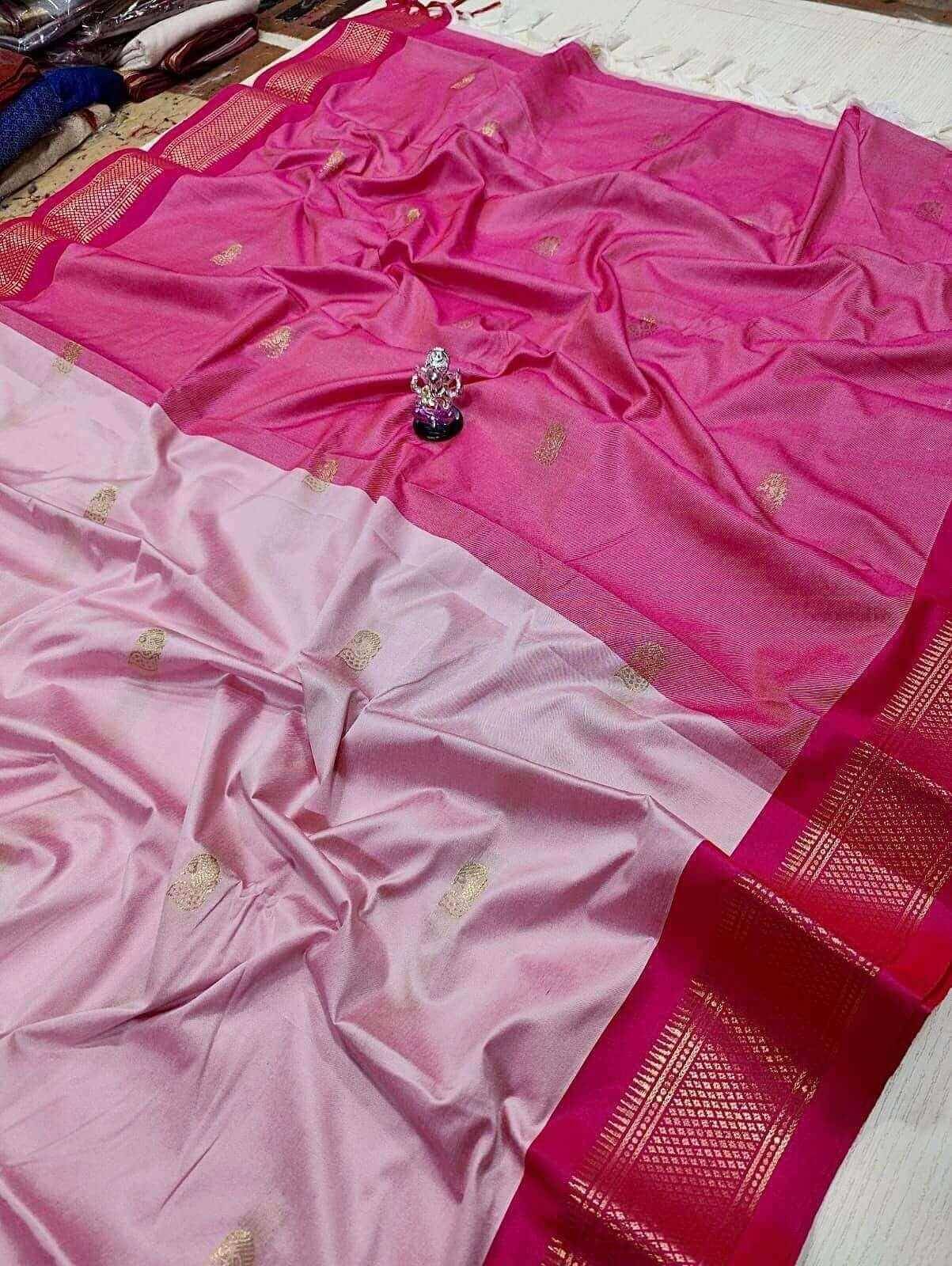 Pink Sico Silk Paithani - Paithanistore