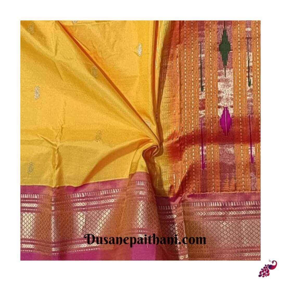 Pure Silk Handloom Double Pallu Paithani
