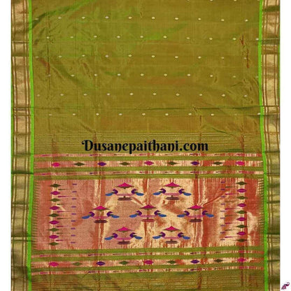 Pure Silk Handloom Double Pallu Paithani